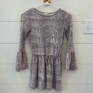 Splendid girls size 7/8 snake print dress